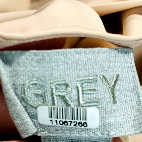 Jason Wu Grey Satin Classic Dolman Sleeve Crew Neck Draped Ruffled Blouse Pink - Picture 10 of 10